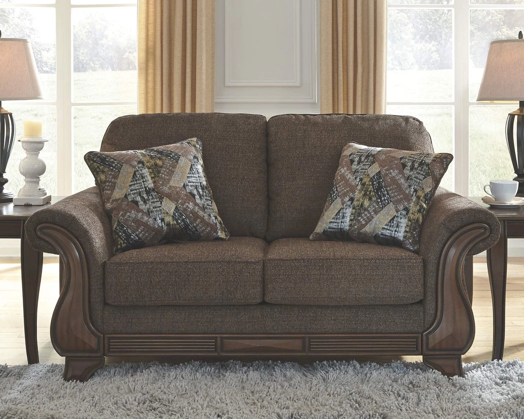 Ashley Furniture Loveseats Miltonwood - Teak - Loveseat 10 Ashley Furniture Loveseats Miltonwood - Teak - Loveseat