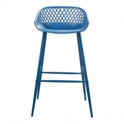 Moe's Home Collection Stools Piazza Outdoor Barstool Blue-m2
