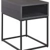 Ashley Furniture Yarlow - Black - Rectangular End Table