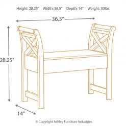 Ashley Furniture Heron Ridge - Accent Bench