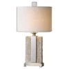 Accessories Uttermost Bonea Stone Ivory Table Lamp