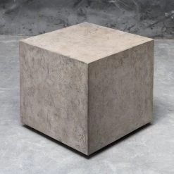 Uttermost Kioni Gray Cube Table Tables