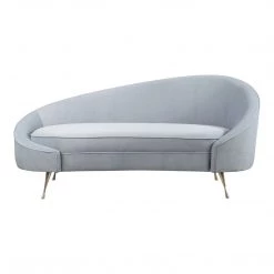 Moe's Home Collection Abigail Chaise Blue Chaises