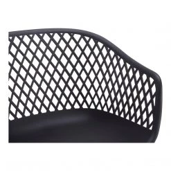 Moe's Home Collection Piazza Outdoor Chair Black-m2