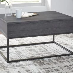 Ashley Furniture Tables Yarlow - Black - Lift Top Cocktail Table