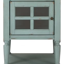 Ashley Furniture Cabinets Mirimyn - Teal/brown - Accent Cabinet