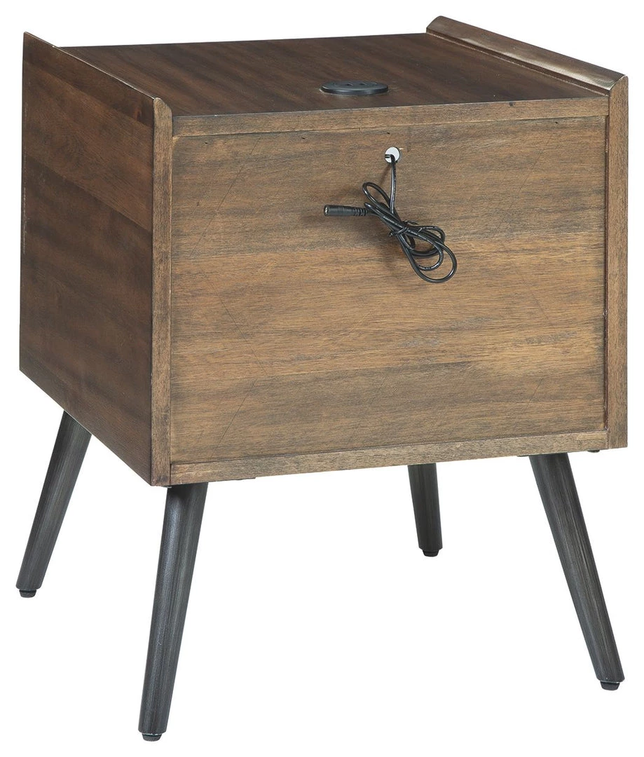 Ashley Furniture Calmoni - Brown - Square End Table 7 Ashley Furniture Calmoni - Brown - Square End Table