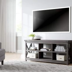 Signature Design By Ashley® TV Stands Freedan - Dark Gray - Large Tv Stand