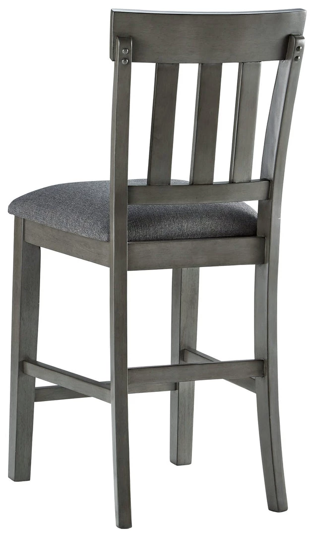 Ashley Furniture Hallanden - Black / Gray - Upholstered Barstool (2/cn) 9 Ashley Furniture Hallanden - Black / Gray - Upholstered Barstool (2/cn)