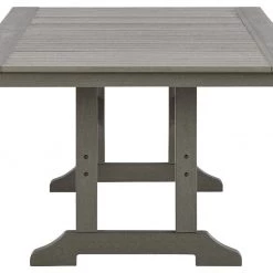 Signature Design By Ashley® Visola - Gray - Rect Dining Table W/umb Opt Tables