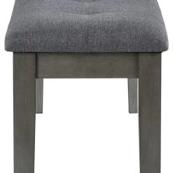 Ashley Furniture Hallanden - Black / Gray - Large Uph Dining Room Bench 12 Ashley Furniture Hallanden - Black / Gray - Large Uph Dining Room Bench