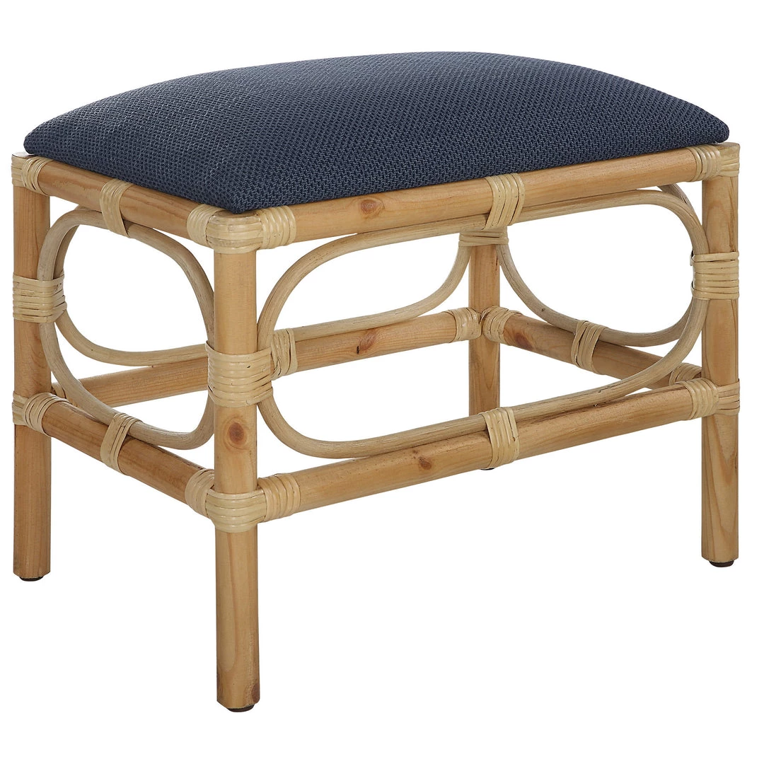 Uttermost Laguna Small Navy Bench 7 Uttermost Laguna Small Navy Bench