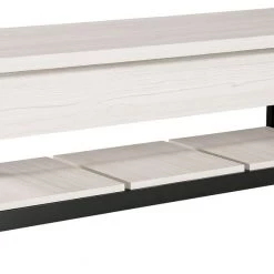 Signature Design By Ashley® Benches Rhyson - White - Storage Bench