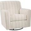 Ashley Furniture Chairs Alandari - Gray - Swivel Glider Accent Chair