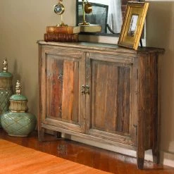 Cabinets Uttermost Altair Reclaimed Wood Console Cabinet