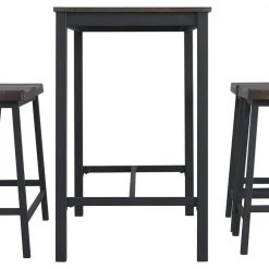 Signature Design By Ashley® Playden - Black/brown - Rect Drm Counter Tbl Set(4/cn) Dining Room Sets