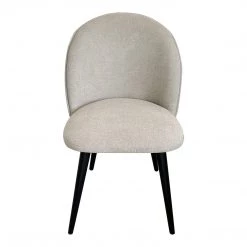 Moe's Home Collection Clarissa Dining Chair Light Grey-m2 Chairs