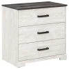 Ashley Furniture Shawburn - Attractive/Charcoal Gray - Three Drawer Chest Chests