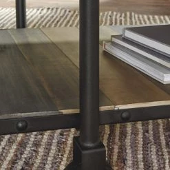 Ashley Furniture Bostweil - Light Brown/black - Rectangular Cocktail Table