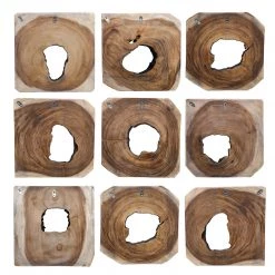 Accessories Uttermost Bahati Ebony Wood Wall Art, S/9