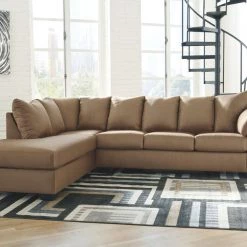 Signature Design By Ashley® Sectionals Darcy - Left Arm Facing Corner Chaise, Right Arm Facing Sofa Sectional