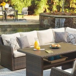 Signature Design By Ashley® Easy Isle - Dark Brown/beige - 3 Pc. - Lounge Set 14 Signature Design By Ashley® Easy Isle - Dark Brown/beige - 3 Pc. - Lounge Set