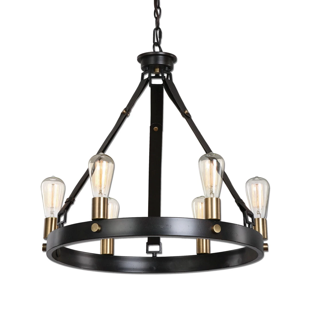 Uttermost Marlow 6 Light Antique Bronze Chandelier 3 Uttermost Marlow 6 Light Antique Bronze Chandelier