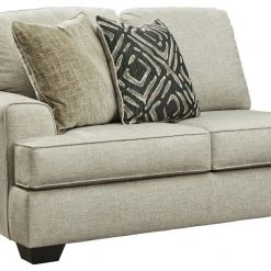 Benchcraft® Wellhaven - Linen - Left Arm Facing Loveseat 3 Pc Sectional