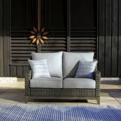 Signature Design By Ashley® Outdoor Sets Elite Park - Gray - 4 Pc. - Lounge Set 21 Signature Design By Ashley® Outdoor Sets Elite Park - Gray - 4 Pc. - Lounge Set