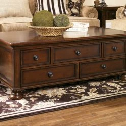 Ashley Furniture Porter - Rustic Brown - Rectangular Cocktail Table 22 Ashley Furniture Porter - Rustic Brown - Rectangular Cocktail Table