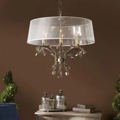 Accessories Uttermost Alenya 6 Lt Shade Chandelier