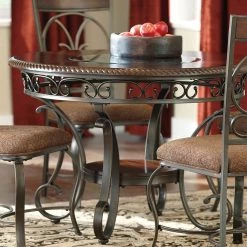 Ashley Furniture Glambrey - Dark Brown - Round Dining Room Table 12 Ashley Furniture Glambrey - Dark Brown - Round Dining Room Table
