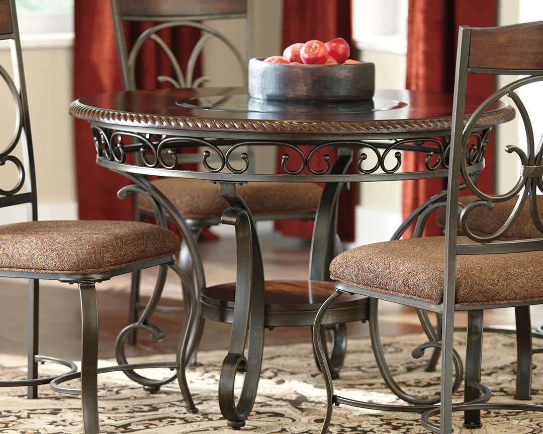 Ashley Furniture Glambrey - Dark Brown - Round Dining Room Table 6 Ashley Furniture Glambrey - Dark Brown - Round Dining Room Table