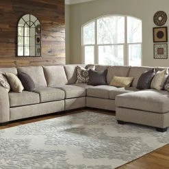 Benchcraft® Sectionals Pantomine - Driftwood - Laf Loveseat, Armless Chair, Wedge, Armless Loveseat, Raf Corner Chaise Sectional