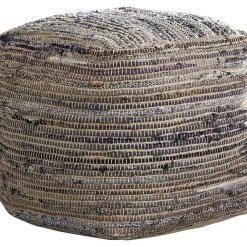 Ashley Furniture Absalom - Denim - Pouf Accessories