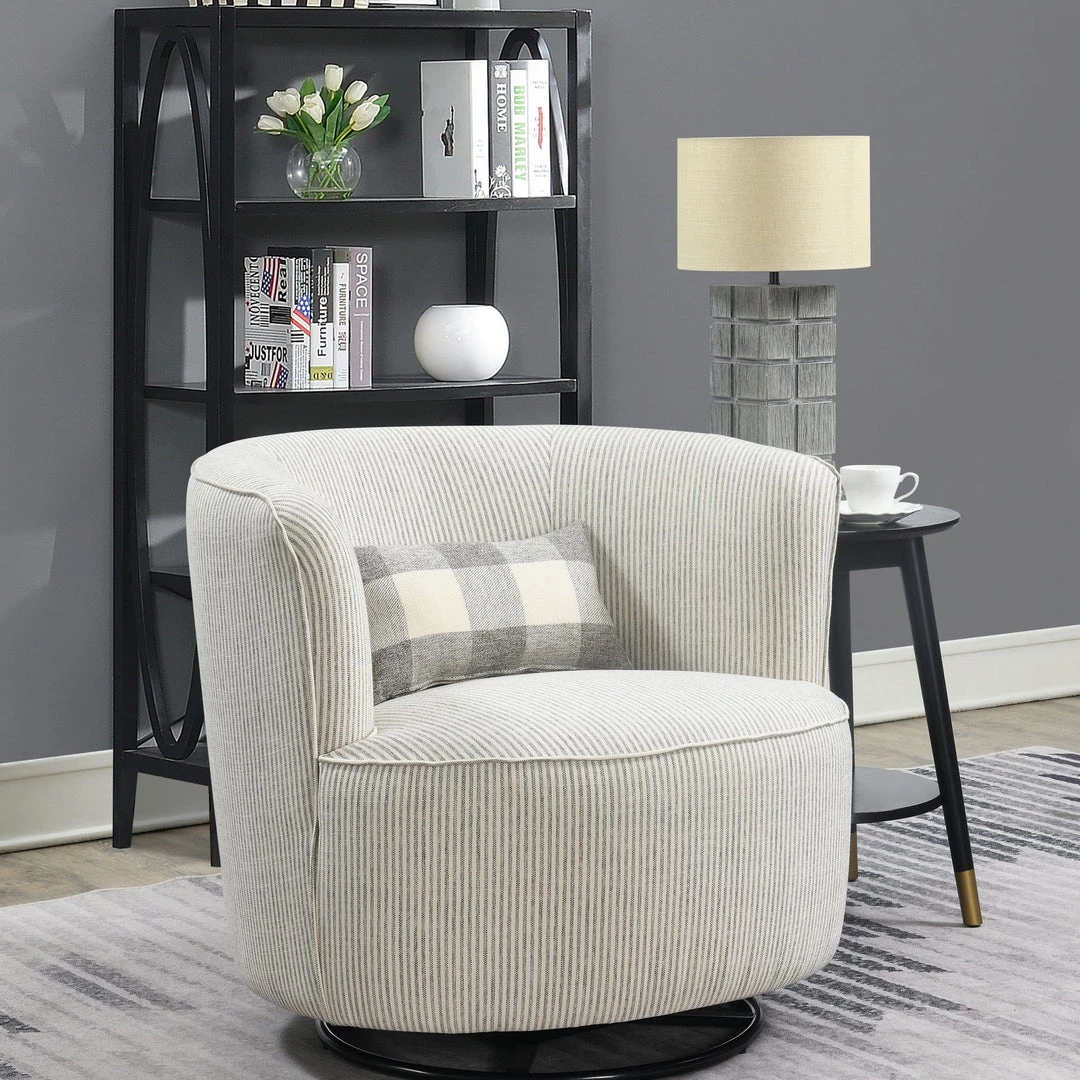 Emerald Home Chairs Benzley Swivel Rocker 7 Emerald Home Chairs Benzley Swivel Rocker