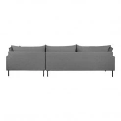 Moe's Home Collection Jamara Sectional Charcoal Left Sectionals