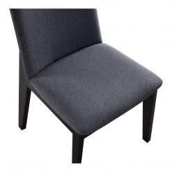 Moe's Home Collection Deco Ash Dining Chair Charcoal-m2 Chairs