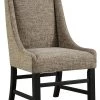 Ashley Furniture Sommerford - Black/brown - Dining Uph Arm Chair (2/cn)