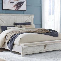 Signature Design By Ashley® Brashland - Best In Class - Dresser, Mirror, Panel Bed With Bench Footboard Bedroom Sets 11 Signature Design By Ashley® Brashland - Best In Class - Dresser, Mirror, Panel Bed With Bench Footboard Bedroom Sets