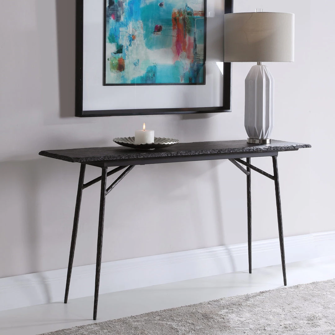Tables Uttermost Kaduna Slate Console Table 7 Tables Uttermost Kaduna Slate Console Table