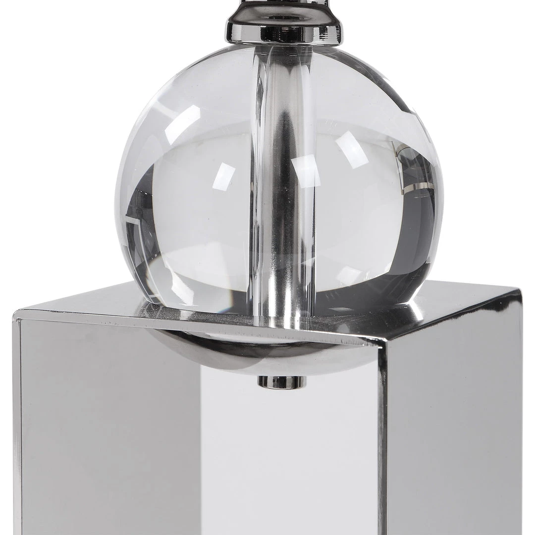 Table Decor Uttermost Lucian Nickel Candleholders, Set/2 5 Table Decor Uttermost Lucian Nickel Candleholders, Set/2