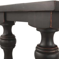 Ashley Furniture Mallacar - Black - Sofa Table Tables