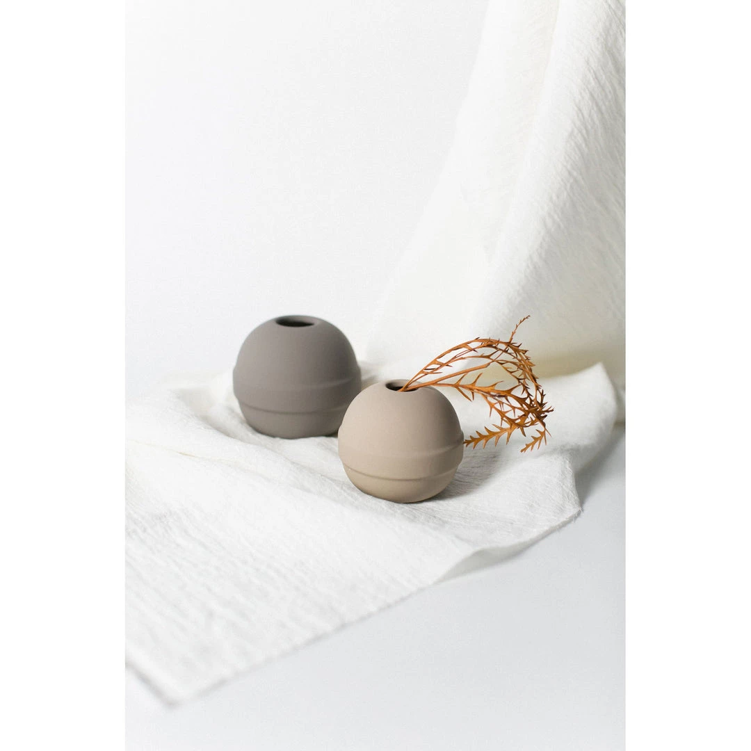 Moe's Home Collection Naturalist Vase Small Warm Grey 6 Moe's Home Collection Naturalist Vase Small Warm Grey