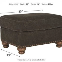 Ashley Furniture Stracelen - Sable - Ottoman Ottomans
