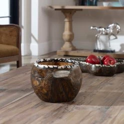 Table Decor Uttermost Chikasha Wooden Bowl