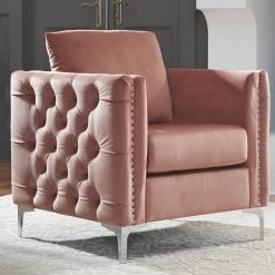 Ashley Furniture Lizmont - Blush Pink - Accent Chair