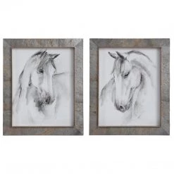 Uttermost Equestrian Watercolor Framed Prints, S/2 Accessories