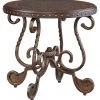 Ashley Furniture Rafferty - Dark Brown - Round End Table