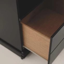 Ashley Furniture Nightstands Maribel - Black - One Drawer Night Stand